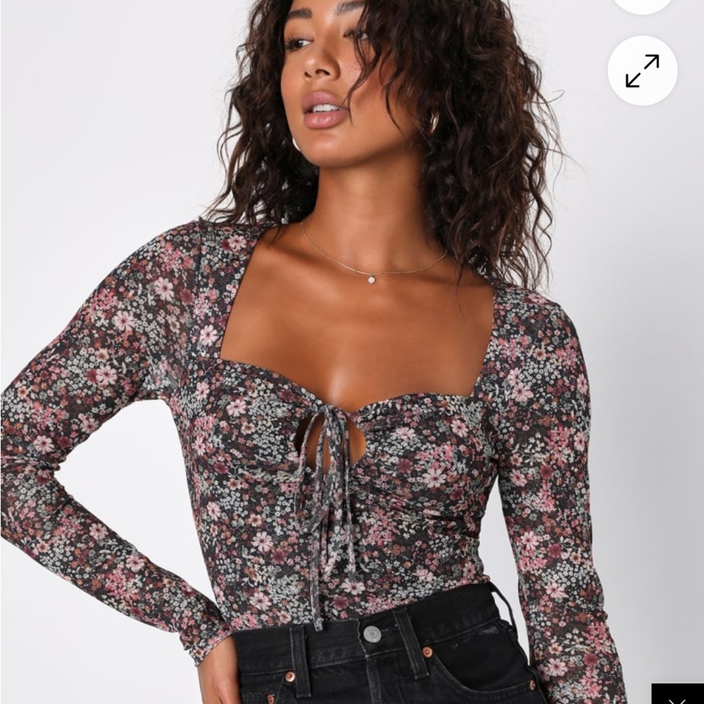Floral Long Sleeve Bodysuit